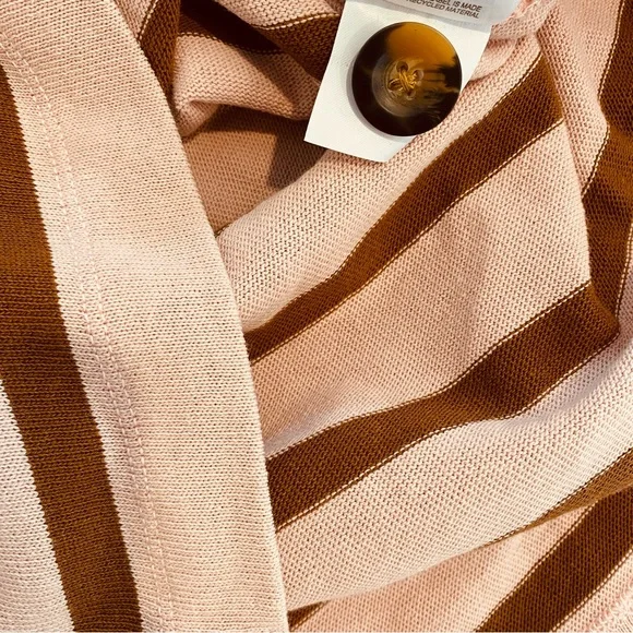 Boden top size 12 pink and brown stripes - Picture 5 of 7
